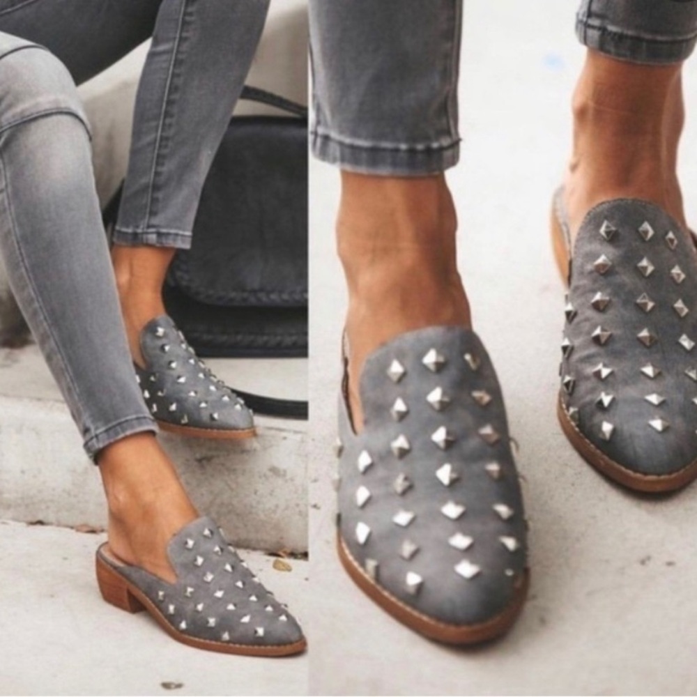 Mi.Im Stuart spike studded leather mules